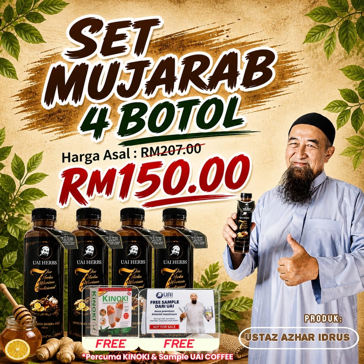Pakej 4 Botol