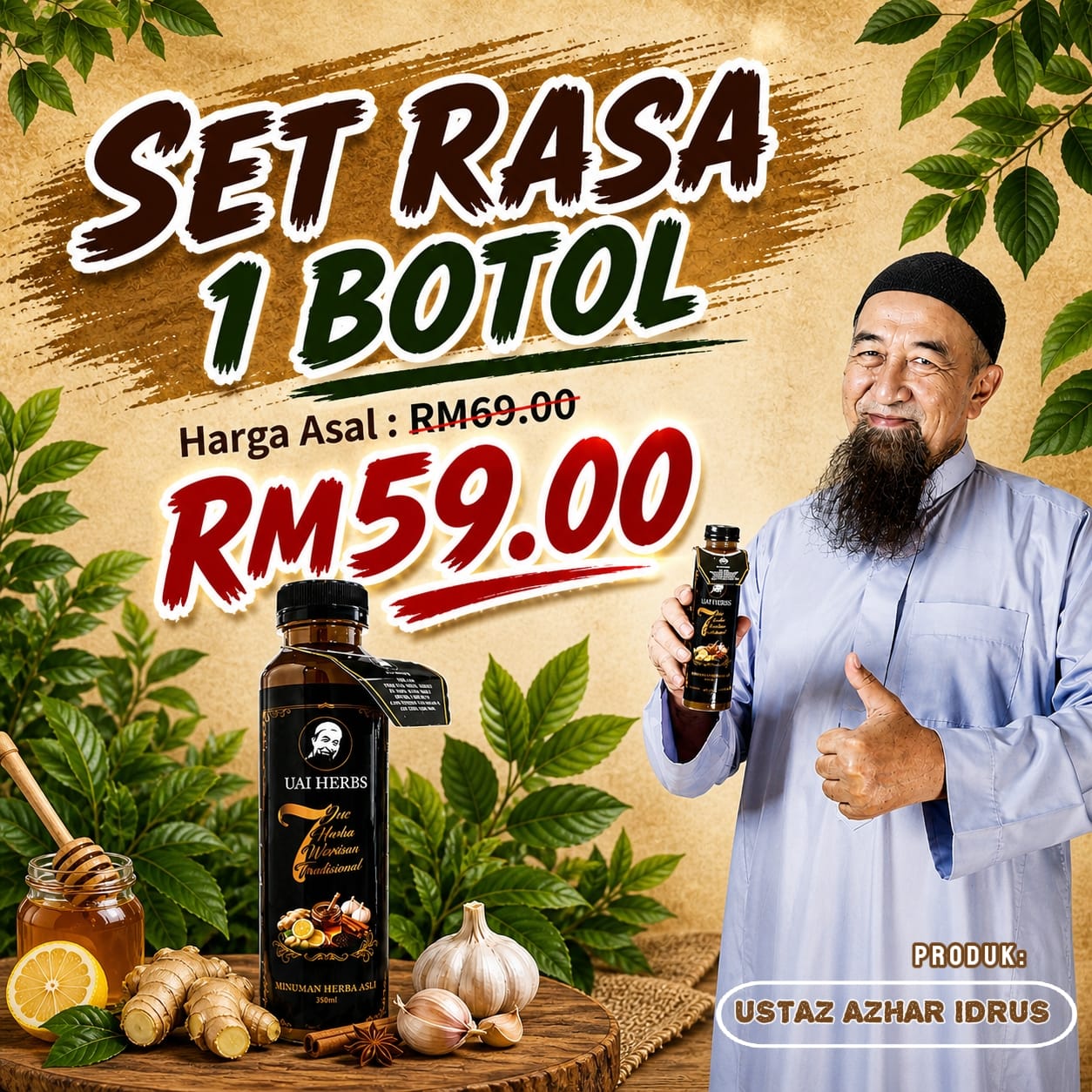 Pakej 1 Botol